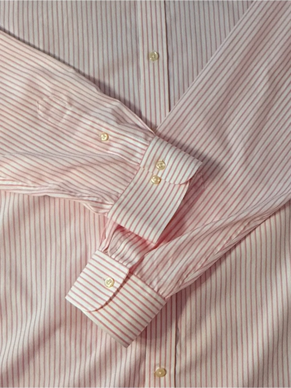 Polo Ralph Lauren Pink Stripe Dress Shirt 18 34/35